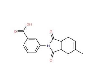 3-(5-methyl-1,3-dioxo-1,3,3a,4,7,7a-hexahydro-2H-isoindol-2-yl)benzoic acid - chemical structure image