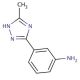 3-(5-methyl-1H-1,2,4-triazol-3-yl)aniline - chemical structure image