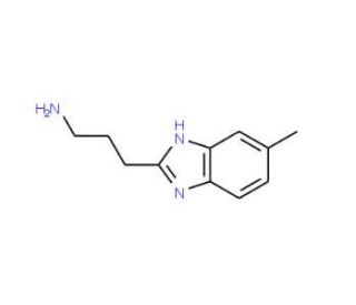 3-(5-Methyl-1H-benzimidazol-2-yl)propan-1-amine - chemical structure image
