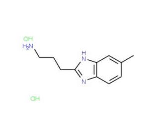 3-(5-Methyl-1H-benzoimidazol-2-yl)-propylamine dihydrochloride - chemical structure image