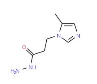 3-(5-Methyl-1H-imidazol-1-yl)propanohydrazide - chemical structure image