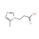 3-(5-Methyl-1H-imidazol-1-yl)propanoic acid - chemical structure image