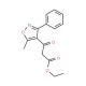 3-(5-Methyl-3-phenyl-isoxazol-4-yl)-3-oxo-propionic acid ethyl ester - chemical structure image