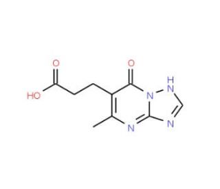 3-(5-Methyl-7-oxo-4,7-dihydro-[1,2,4]triazolo-[1,5-a]pyrimidin-6-yl)-propionic acid (CAS 878441-48-6) - chemical structure im