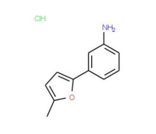 3-(5-Methyl-furan-2-yl)-phenylamine hydrochloride - chemical structure image