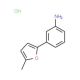 3-(5-Methyl-furan-2-yl)-phenylamine hydrochloride - chemical structure image