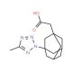 [3-(5-Methyl-tetrazol-2-yl)-adamantan-1-yl]-acetic acid - chemical structure image