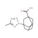 3-(5-Methyl-tetrazol-2-yl)-adamantane-1-carboxylic acid - chemical structure image