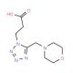 3-[5-(Morpholin-4-ylmethyl)-1H-tetrazol-1-yl]-propanoic acid - chemical structure image