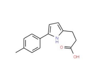 3-(5-p-Tolyl-1H-pyrrol-2-yl)-propionic acid (CAS 433233-80-8) - chemical structure image
