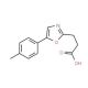3-(5-p-Tolyl-oxazol-2-yl)-propionic acid (CAS 705962-58-9) - chemical structure image