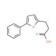3-(5-phenyl-2-furyl)propanoic acid (CAS 3465-61-0) - chemical structure image