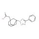 [3-(5-Phenyl-tetrazol-2-yl)-adamantan-1-yl]-acetic acid - chemical structure image