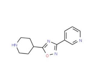 3-(5-Piperidin-4-yl-1,2,4-oxadiazol-3-yl)pyridine (CAS 849925-01-5) - chemical structure image