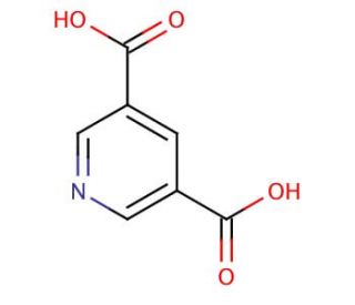 3,5-Pyridinedicarboxylic Acid (CAS 499-81-0) - chemical structure image