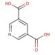 3,5-Pyridinedicarboxylic Acid (CAS 499-81-0) - chemical structure image