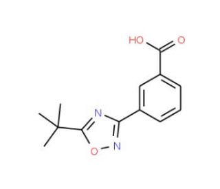 3-(5-tert-Butyl-1,2,4-oxadiazol-3-yl)benzoic acid - chemical structure image