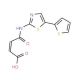 3-(5-Thiophene-2-yl-thiazol-2-ylcarbamoyl)-acrylic acid - chemical structure image