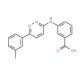 3-{[6-(3-Methylphenyl)pyridazin-3-yl]-amino}benzoic acid - chemical structure image