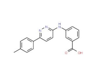 3-{[6-(4-Methylphenyl)pyridazin-3-yl]-amino}benzoic acid - chemical structure image