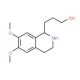 3-(6,7-Dimethoxy-1,2,3,4-tetrahydro-isoquinolin-1-yl)-propan-1-ol (CAS 148204-28-8) - chemical structure image