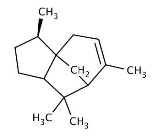 3,6,8,8-Tetramethyl-2,3,4,7,8,8a-hexahydro-1H-32,7-methano-azulene - chemical structure image