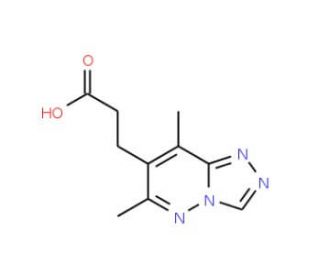 3-(6,8-Dimethyl-[1,2,4]triazolo[4,3-b]pyridazin-7-yl)-propionic acid - chemical structure image