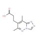 3-(6,8-Dimethyl-[1,2,4]triazolo[4,3-b]pyridazin-7-yl)-propionic acid - chemical structure image