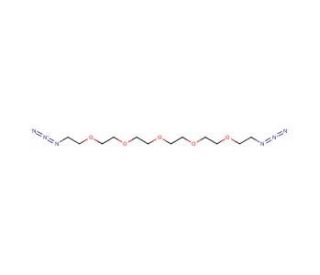 3,6,9,12,15-Pentaoxaheptadecane-1,17-diyl Bis-azide (CAS 356046-26-9) - chemical structure image