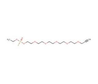 3,6,9,12,15-Pentaoxaoctadec-17-yn-1-yl Phosphonofluoridic Acid Ethyl Ester - chemical structure image