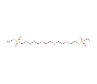 3,6,9,12-Tetraoxatetradecane-1,14-diyl-bis-methanethiosulfonate (CAS 212262-08-3) - chemical structure image