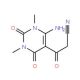 3-(6-Amino-1,3-dimethyl-2,4-dioxo-1,2,3,4-tetrahydro-pyrimidin-5-yl)-3-oxo-propionitrile (CAS 112735-05-4) - chemical structu
