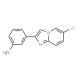 3-(6-Chloro-imidazo[1,2-a]pyridin-2-yl)phenylamine (CAS 439110-86-8) - chemical structure image