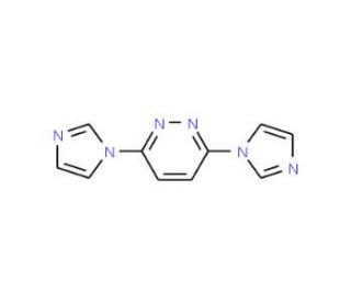 3,6-Di(1H-imidazol-1-yl)pyridazine (CAS 177648-99-6) - chemical structure image