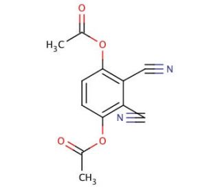 3,6-Diacetoxyphthalonitrile (CAS 83619-73-2) - chemical structure image