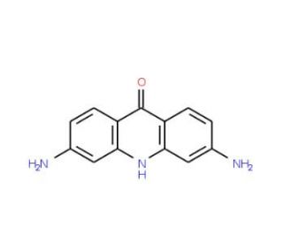 3,6-Diamino-9(10H)-acridone (CAS 42832-87-1) - chemical structure image