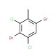 3,6-Dibromo-2,4-dichlorotoluene (CAS 951884-87-0) - chemical structure image
