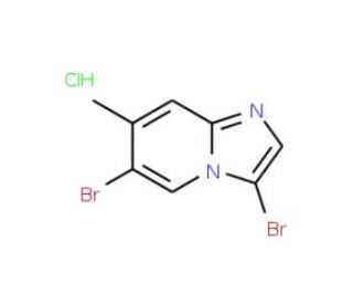 3,6-Dibromo-7-methylimidazo[1,2-a]pyridine, HCl (CAS 1072944-65-0) - chemical structure image