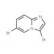 3,6-Dibromoimidazo[1,2-a]pyridine (CAS 1065074-14-7) - chemical structure image