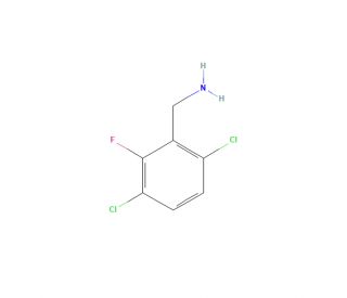 3,6-Dichloro-2-fluorobenzylamine (CAS 916420-66-1) - chemical structure image