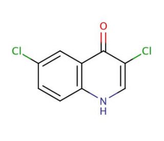 3,6-Dichloro-4-hydroxyquinoline (CAS 25771-83-9) - chemical structure image