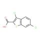 3,6-Dichloro-benzo[b]thiophene-2-carboxylic acid (CAS 34576-94-8) - chemical structure image