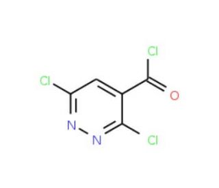3,6-Dichloro-pyridazine-4-carbonyl chloride (CAS 6531-08-4) - chemical structure image
