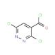 3,6-Dichloro-pyridazine-4-carbonyl chloride (CAS 6531-08-4) - chemical structure image