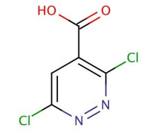 3,6-Dichloropyridazine-4-carboxylic acid (CAS 51149-08-7) - chemical structure image