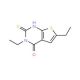 3,6-diethyl-2-mercaptothieno[2,3-d]pyrimidin-4(3H)-one - chemical structure image