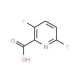 3,6-Difluoropyridine-2-carboxylic acid (CAS 851386-45-3) - chemical structure image