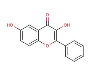 3,6-Dihydroxyflavone (CAS 108238-41-1) - chemical structure image