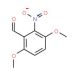 3,6-Dimethoxy-2-nitrobenzenecarbaldehyde - chemical structure image