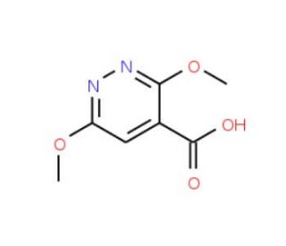 3,6-Dimethoxypyridazine-4-carboxylic acid (CAS 89694-24-6) - chemical structure image